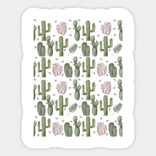 Cactus Flower pattern Sticker